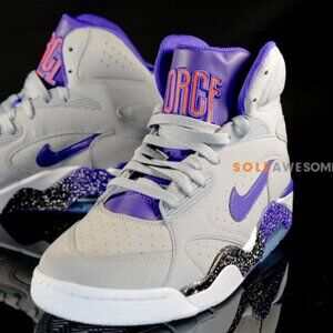 Nike Air Force Mid Grey Purp Men’s Size 9. 5 US Basketball Sneakers 537330-050 .